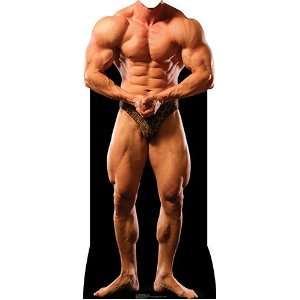  Muscle Man Standin   2   Lifesize Cardboard Cutout Toys 