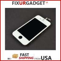 Iphone 4S Compatible LCD Display Screen Touch Digitizer Assembly White 