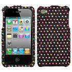 iPhone 4 Bling Crystal Diamond Sprinkle Dots Protector Case  