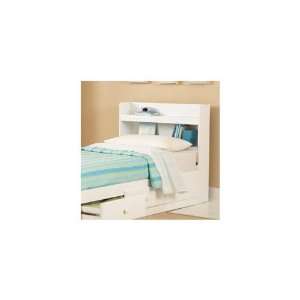 New Visions by Lane My Space, My Place Bookcase Headboard in White 