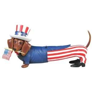 Hot Diggity Dog Westland Giftware Long May it wave Patriotic USA 