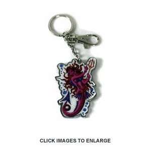  Ed Hardy Evil Mermaid Chrome Keychain Automotive