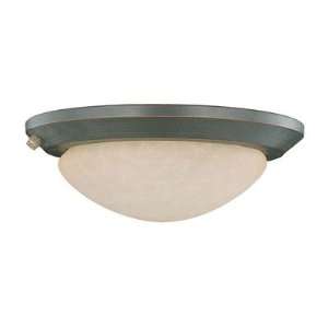  Two Light Low Profile Ceiling Fan Light Kit in Oil Rubbed 