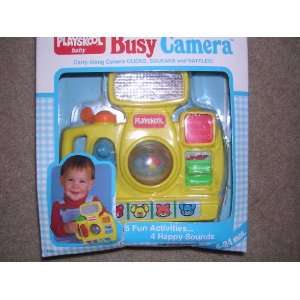 Baby Busy Camera Clicks, Squeaks & Rattles ; Preschool Camera Vintage 