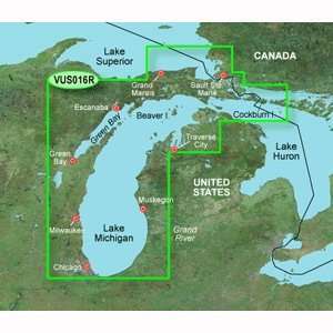  Garmin Vus016R Lake Michigan Bluechart G2 Vision GPS 