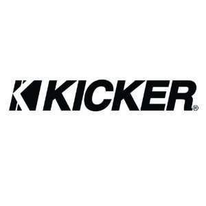  Kicker Decal 8 White Sticker 