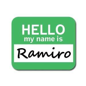  Ramiro Hello My Name Is Mousepad Mouse Pad