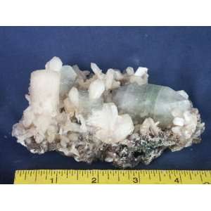  Stilbite Crystals and Green Apophyllite Crystals, 8.50.5 