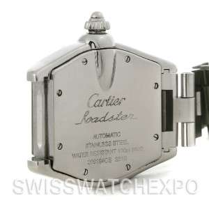 Cartier Roadster Large Mens Steel Watch W62004V3 609728955373  