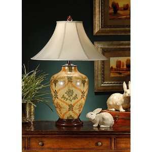  Wildwood Lamps 46372 Flowers 1 Light Table Lamps in Hand 