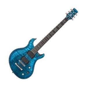  Charvel DC 1 ST Transparent Blue Smear Electric Guitar 