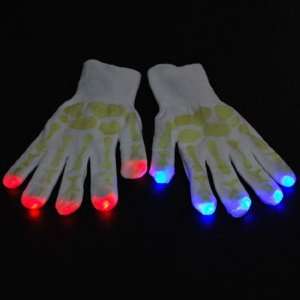   Changing Flow Rave LED Gloves Raver Party Dancing Toys & Games
