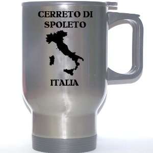  Italy (Italia)   CERRETO DI SPOLETO Stainless Steel Mug 