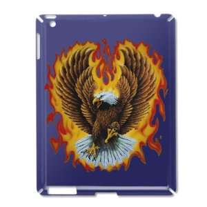    iPad 2 Case Royal Blue of Eagle with Flames 