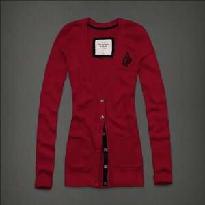  Abercrombie & Fitch Womens Sweater Red 