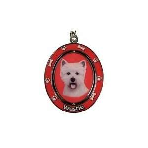  Westie Spinning Keychain