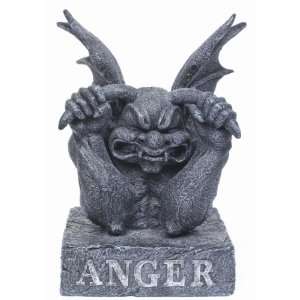  Seven Sins Gargoyle Anger Statue Cold Cast Resin Figurine 