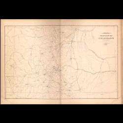 1877 Geological and Geographical Atlas of Colorado   CO Maps Survey 