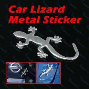  Car 3D Metal Lizard Chameleon Emblem Decal Sticker 