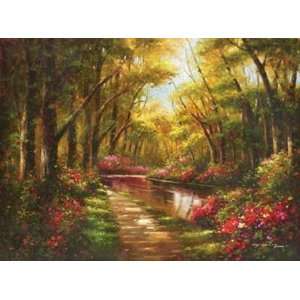  Enchanted Creek I by Roberta Wesley 28x22