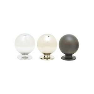   Cabinet Hardware A1030 Contemporary Spherical Knob Satin Nickel 1 quot