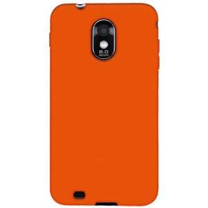   Skin Jelly Case for Samsung Epic 4G Touch SPH D710   1 Pack   Orange