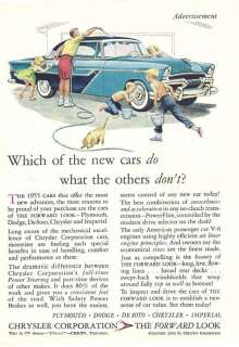 RARE 1955 Plymouth 2 Door Ad  