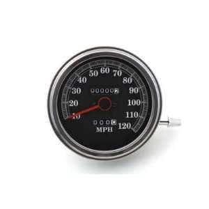 224060 Ratio Speedometer w/ Black Background & White Numbers for 80 