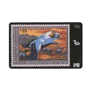   Duck Hunting Permit Stamp #59 Void After 1993 Spectacled Eider USED