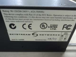SKYSTREAM SMR 26 DBN+26 SOURCE MEDIA ROUTER  