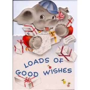  Birthday Greeting Card   Loads of Good Wishes Health 