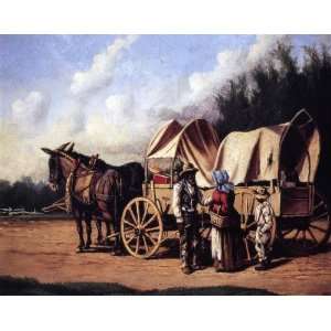  Covered Wagon with Negro Family