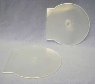 100 Sinlge Clear Clam C Shell Poly CD / DVD / VCD Storage Cases New 