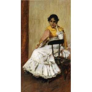  oil paintings   William Merritt Chase   24 x 44 inches   A Spanish 