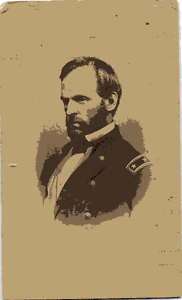 Rare Civil War CDV of General Sherman  