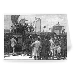  The Chartist Demonstration on Kennington   Greeting Card 