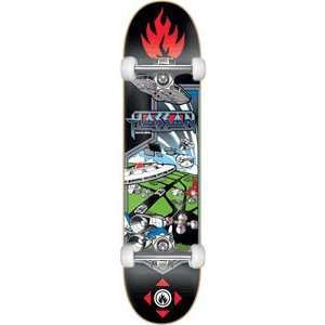  Black Label Hassan Space Junk Complete Skateboard   8.25 W 