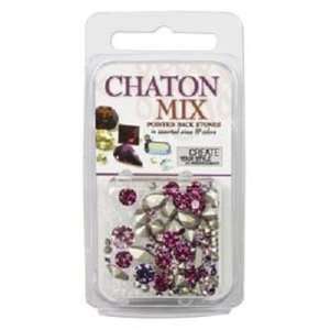  4.5 Grams Swarovski® Chaton Mix   Pink/Purple Arts 