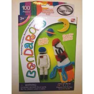    Bendaroos 100 Pieces SPACE & SKY Building Sticks Toys & Games