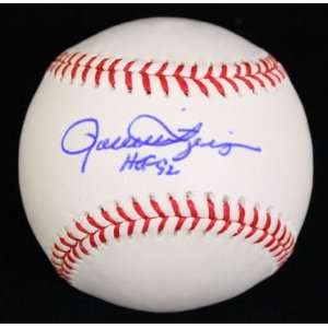 Autographed Rollie Fingers Ball   with hof 92 Inscription 