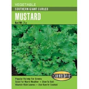  Mustard Southern Giant Curled Seeds Patio, Lawn & Garden