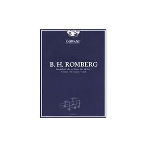  Romberg Sonata for Cello and Piano in E Minor, Op. 38 No 