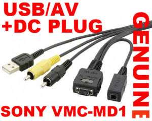 SONY USB/AV CABLE DSC T77 DSC T25 DSC H3 DSC H7 DSC H10  