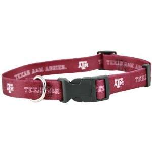  Texas A&M Aggies Maroon Adjustable Pet Collar (Medium 