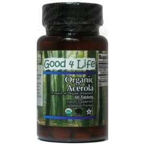  Organic Acerola   Brazilian Rainforest. (60 tablets 