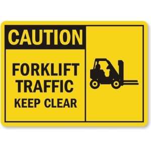  Caution Forklift Traffic Keep Clear (with graphic 