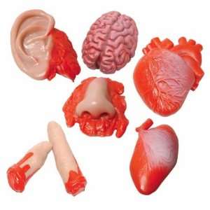  STICKY BODY PARTS ASSORTED Toys & Games