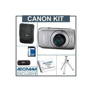  Canon PowerShot SD4000IS Digital ELPH Camera Kit   Silver 