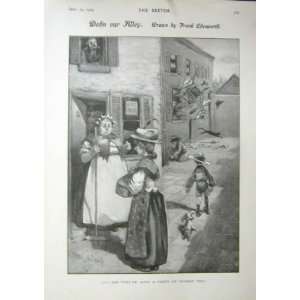  The Sketch 1904 Dahn Our Alley Frank Chesworth Print