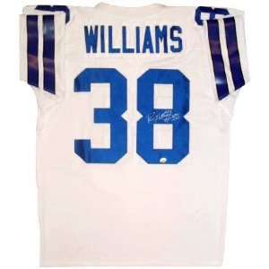  Roy Williams Autographed White Custom Jersey Sports 